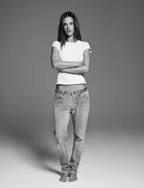 Alessandra Ambrosio for Re/Done x Hanes T-Shirt