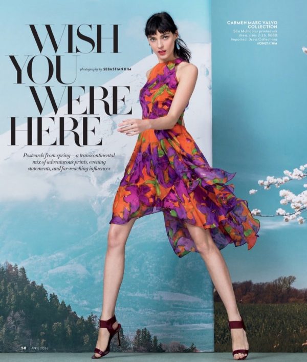 World Traveler: Neiman Marcus Features Spring's Most Colorful Dresses 