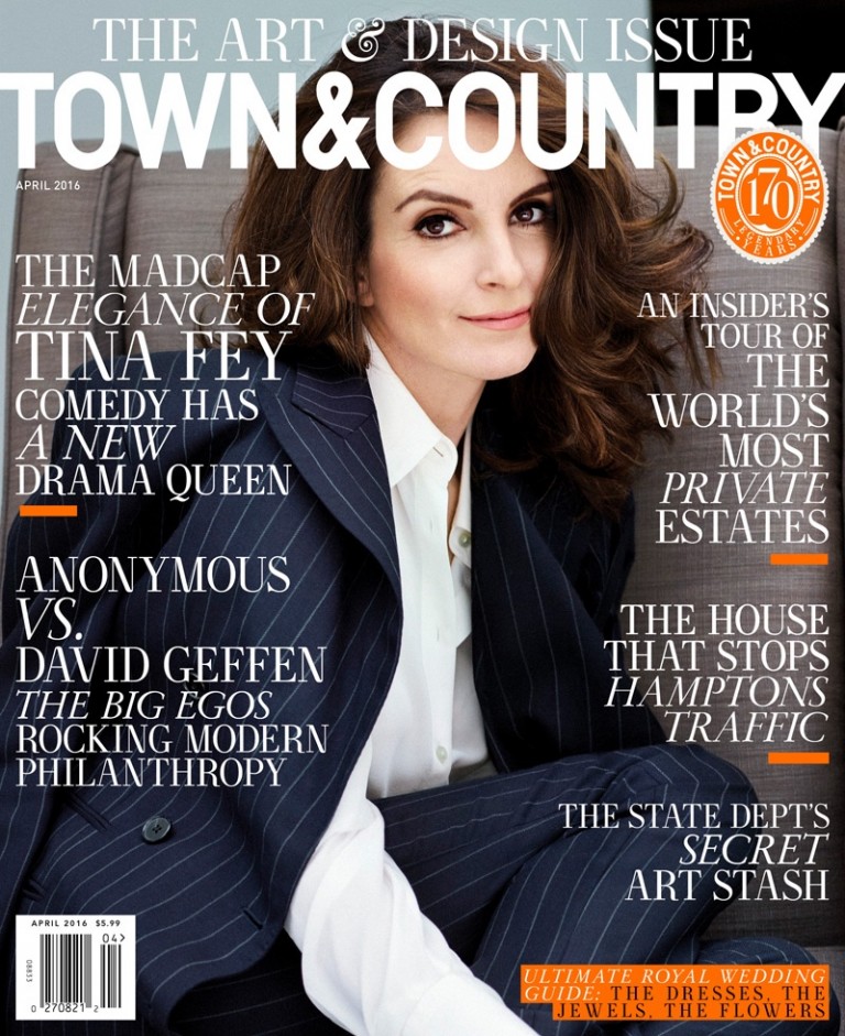 Tina Fey Town & Country April 2016 Photoshoot