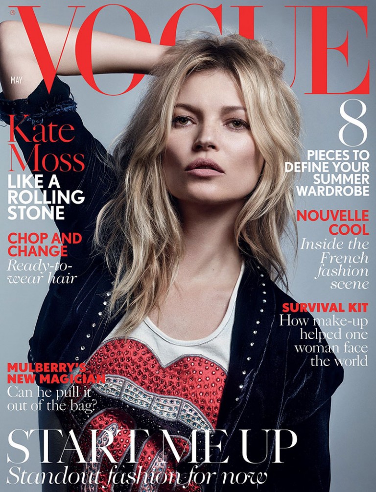 Kate Moss is the Queen of Cool on 37th Vogue UK Cover – Fashion Gone Rogue