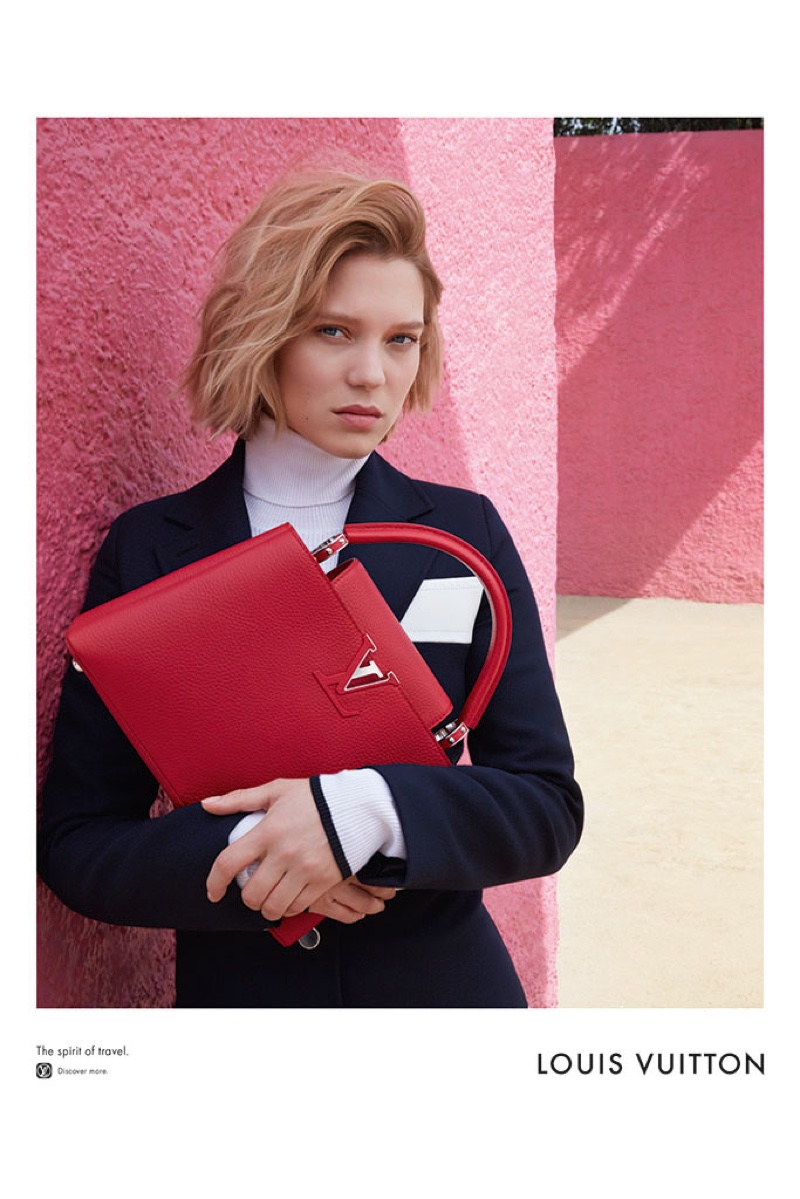 Louis Vuitton debuts new campaign with French starlet Léa Seydoux