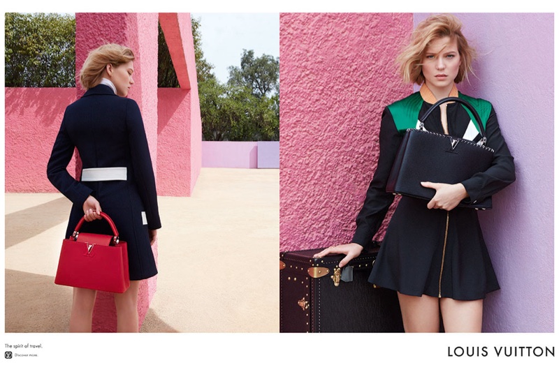 Léa Seydoux Stars In First Ad Campaign For Louis Vuitton [PHOTOS