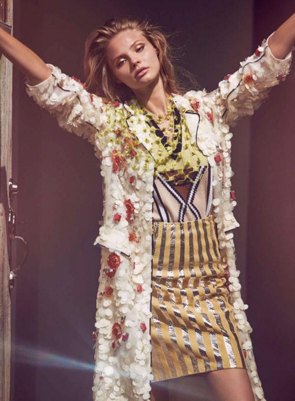 Magdalena Frackowiak Gives Vacation Vibes in ELLE France Editorial ...