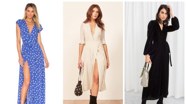 Bohemian wrap dresses inspiration