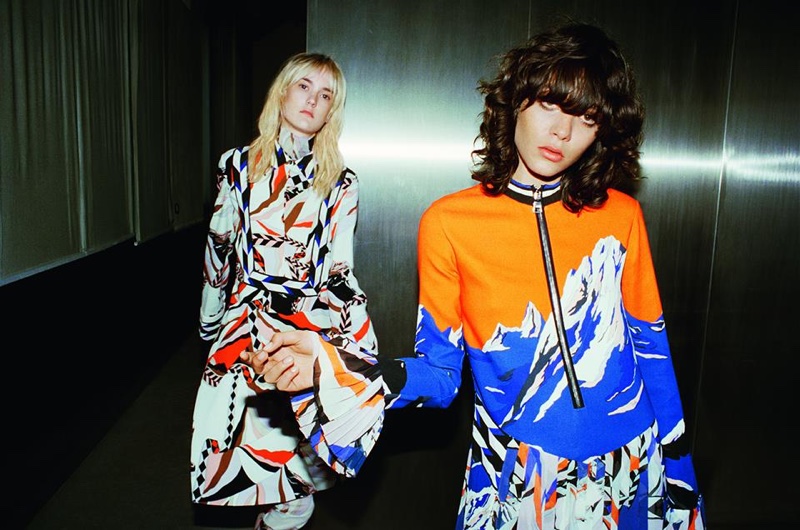 Emilio Pucci's signature prints stand out in its fall 2016 campaign