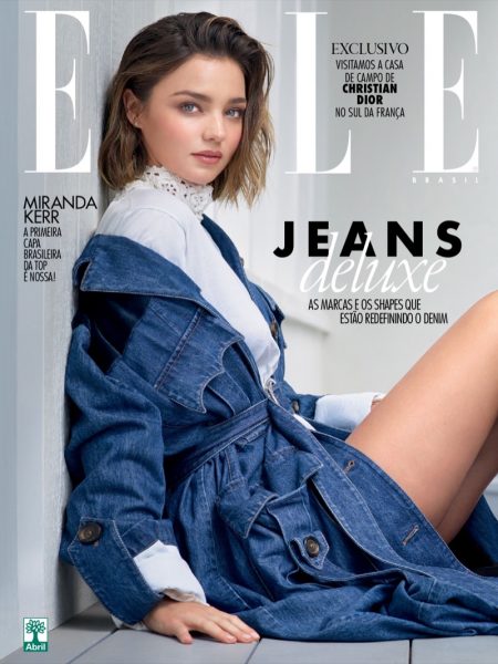 Miranda Kerr Makes the Case for Luxe Denim in ELLE Brazil – Fashion ...