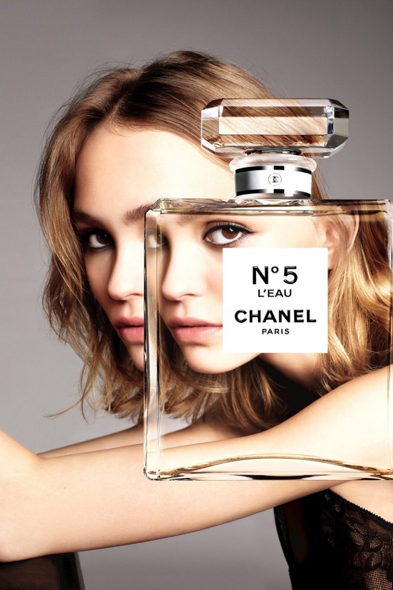Chanel L'eau No.5 Perfume Campaign w/ LilyRose Depp
