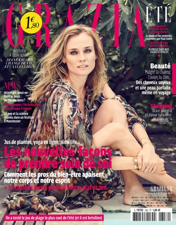 Diane Kruger is a Nature Girl in Grazia France – Fashion Gone Rogue