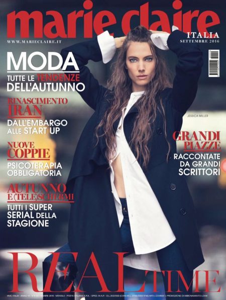 Jessica Miller Models Street Chic Style for Marie Claire Italy ...