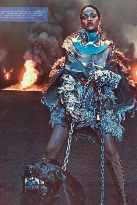 Rihanna Wears Post-Apocalyptic Fashion for W Magazine – Fashion Gone Rogue