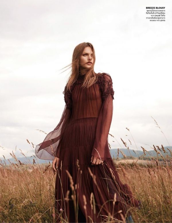 Annika Krijt is a Natural Beauty in Vogue Thailand Editorial – Fashion ...