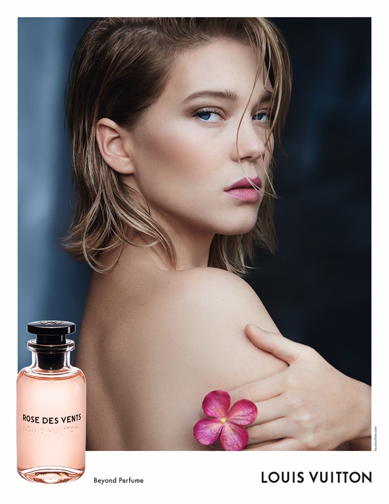 Spellbinding Lea Seydoux Stars In New LV Fragrance Ad 12/14/2021