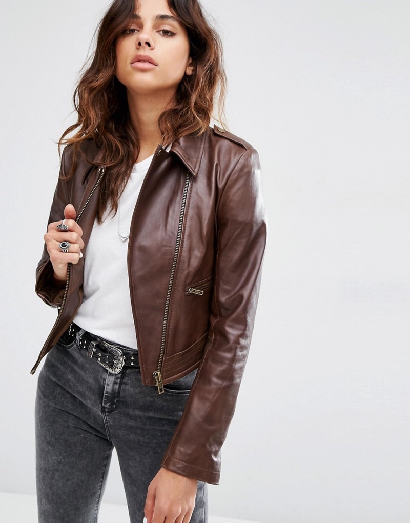 Leather Jackets Biker Chic Trend Fall 2016 Shop