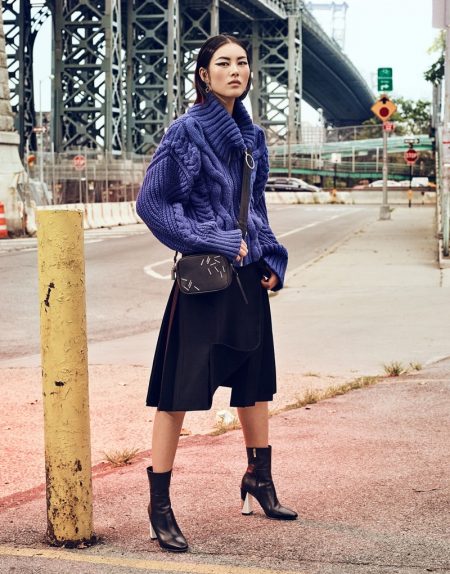 Liu Wen Models the Season's Must Have Jackets for The Edit – Fashion ...