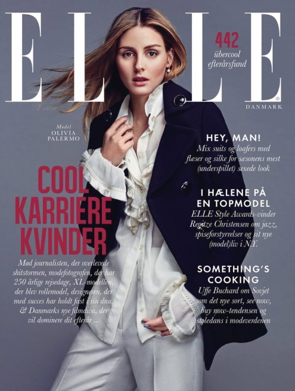 Olivia Palermo Suits Up for ELLE Denmark Cover Shoot – Fashion Gone Rogue