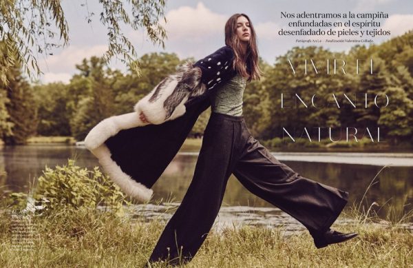 Jacquelyn Jablonski Models Luxe Outerwear for Vogue Mexico – Fashion