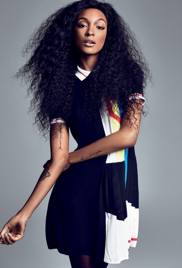 Jourdan Dunn Turns Up the Glam in Resort Looks for ELLE Brazil