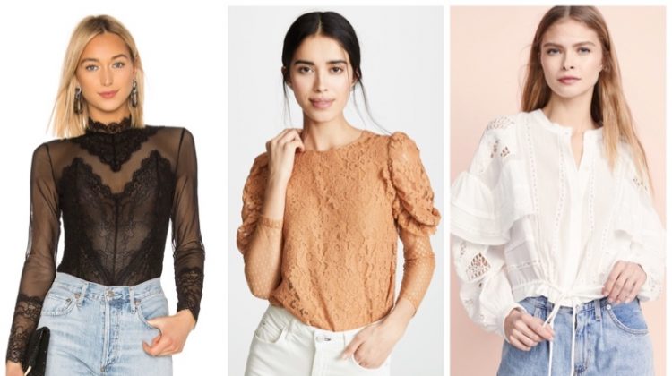 Discover the season's best lace tops