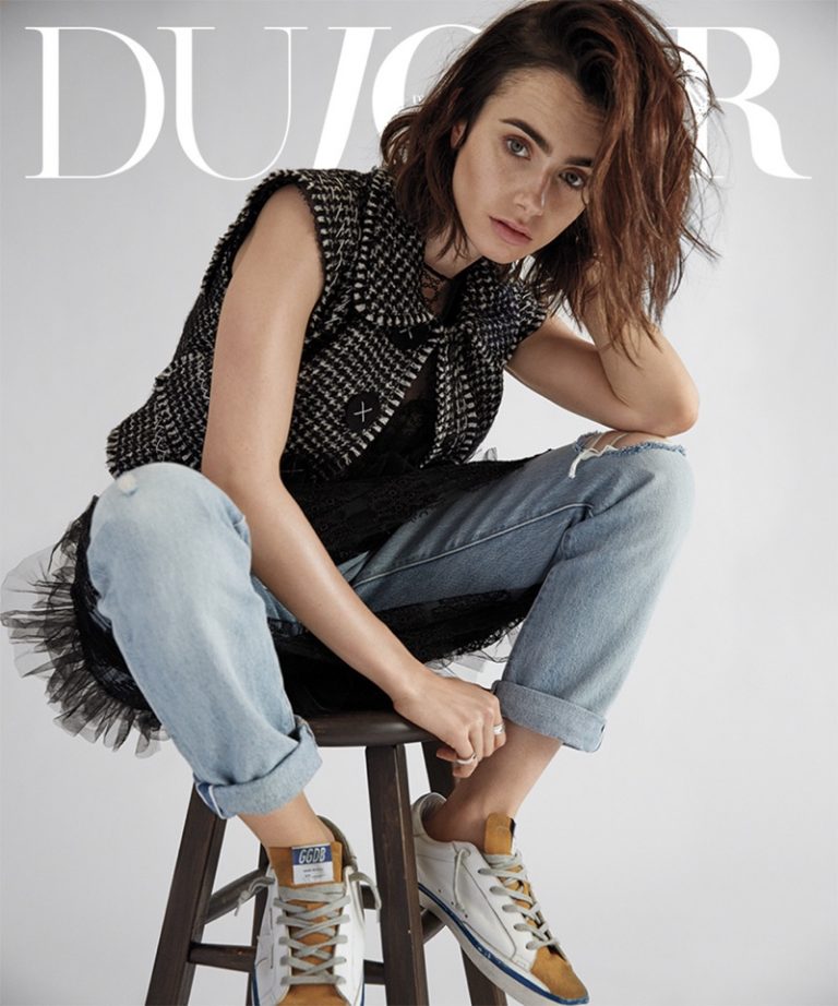 Lily Collins DuJour Magazine October 2016 Photoshoot