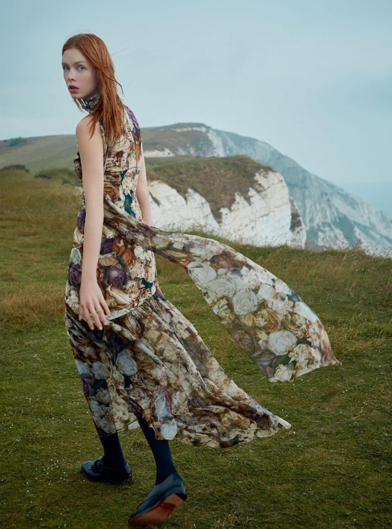 Dani Witt Poses in Dreamy Fall Styles for Town & Country UK – Fashion ...