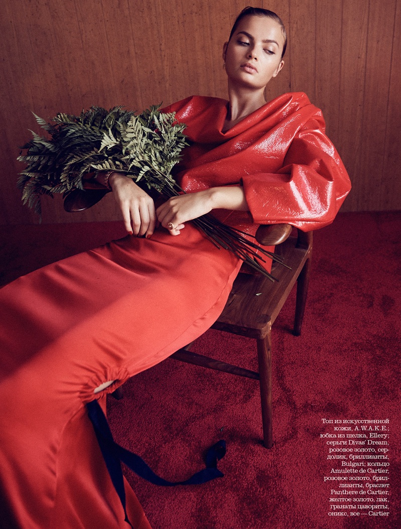Andreas Ortner for ELLE Germany with Ymre Stiekema | High fashion poses,  Fashion poses, Fashion model poses