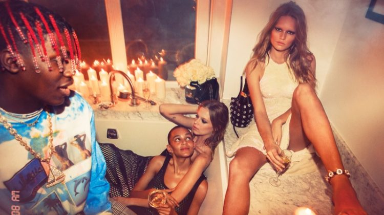 Alexander Wang throws a party in a bath tub with spring 2017 campaign