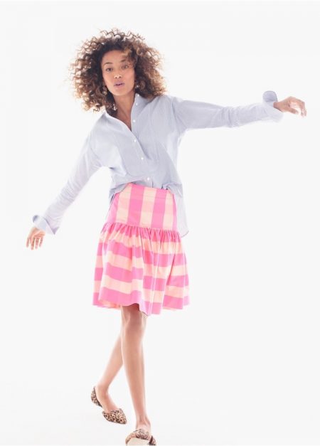 Anais Mali Models Casual Cool Outfits from J. Crew - Fashion Gone Rogue