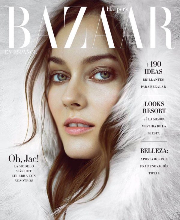 Jac Jagaciak Poses in Statement Styles for Harper's Bazaar Mexico ...