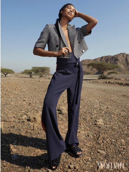Chanel Iman Models Statement Style for Emirates Woman – Fashion Gone Rogue