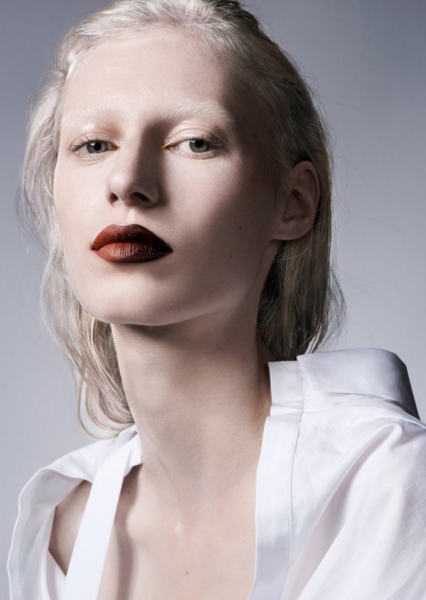 Julia Nobis Models Bold Lipstick Shades for Sunday Times Style ...