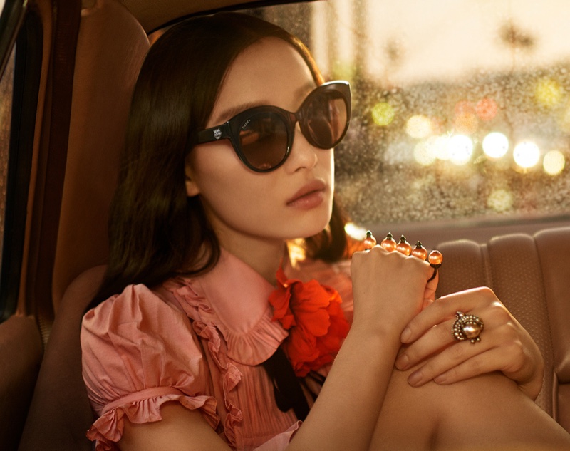 Featuring Global Brand Ambassador Ni Ni, the Gucci Eyewear Spring