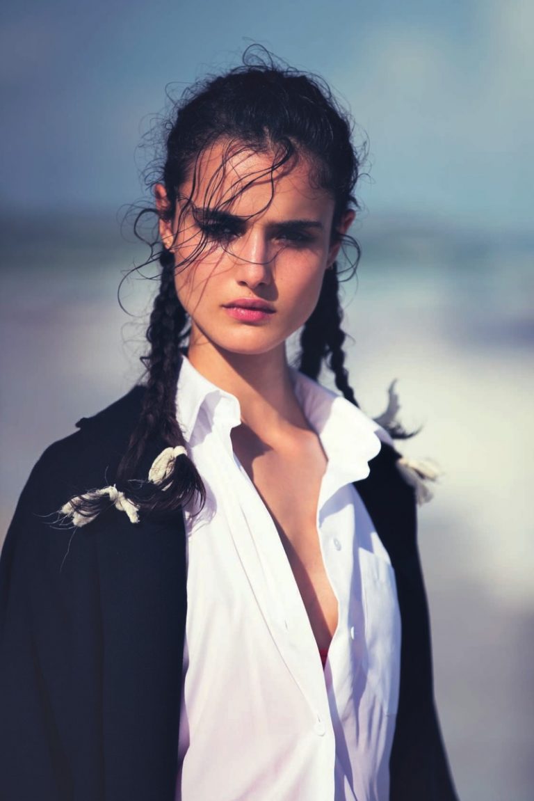 Blanca Padilla Wears Effortless Beach Styles for Marie Claire Italy