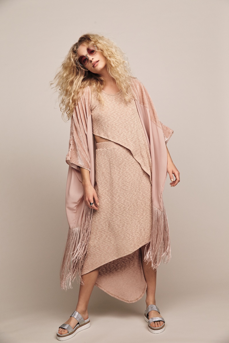 Frederikke Sofie Rocks Bohemian Outfits for Free People – Fashion Gone ...