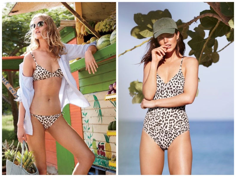 j crew leopard swimsuit