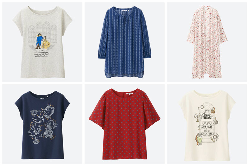 Uniqlo x Beauty and the Beast Clothing Collection Buy