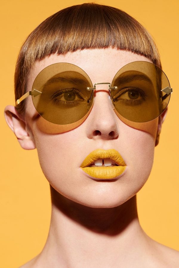 Karen Walker EYESHADOW Sunglasses Shop   Karen Walker Disco Circus Marigold Sunglasses 600x900 