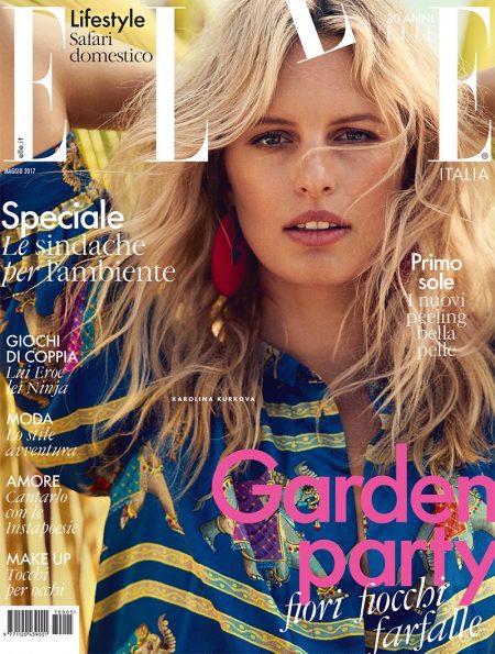 Karolina Kurkova Has a Stylish Beach Getaway in ELLE Italy – Fashion ...