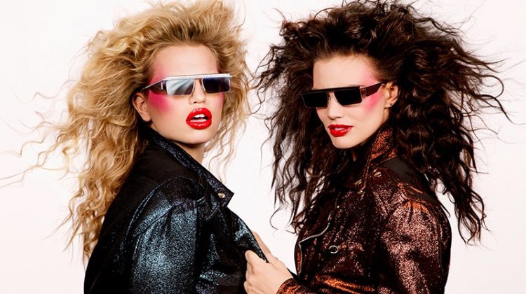 Channeling the 1980's the Adam Selman x Le Specs campaign brings the heat
