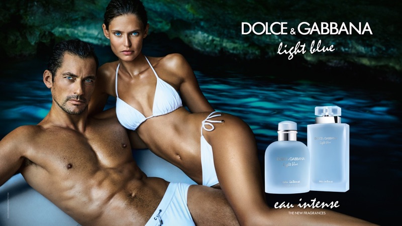 dolce and gabbana light blue ad model