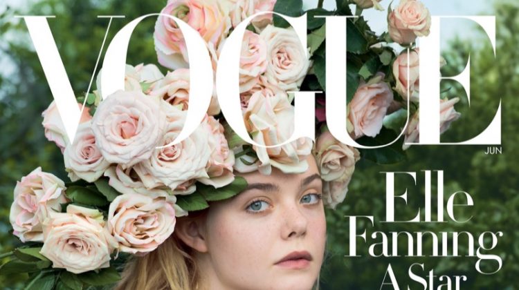 Elle Fanning on Vogue Magazine June 2017 Cover