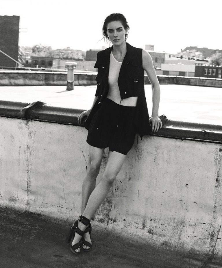 Hilary Rhoda Models Modern Looks in Harper's Bazaar Serbia – Fashion ...