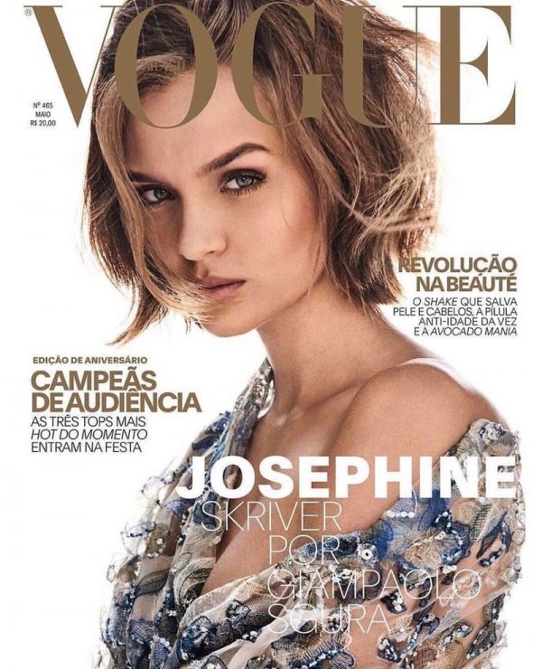 Josephine Skriver Takes On Super Colorful Looks for Vogue Brazil ...