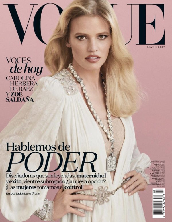 Lara Stone Serves Pure Elegance in Vogue Mexico – Fashion Gone Rogue