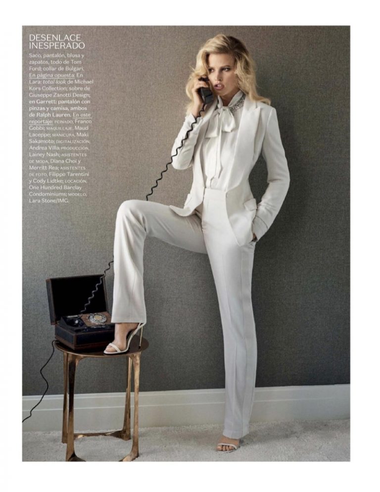 Lara Stone Serves Pure Elegance In Vogue Mexico Fashion Gone Rogue