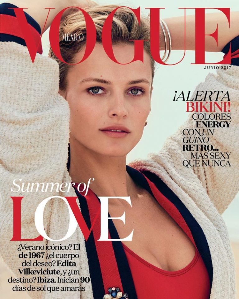 Edita Vilkeviciute is a Beach Goddess in Vogue Mexico – Fashion Gone Rogue