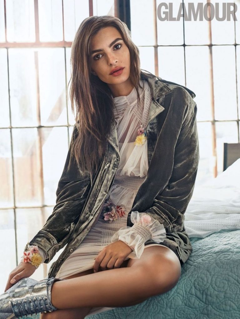 Emily Ratajkowski Shows Off Her Edgy Side in Glamour UK