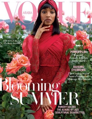 Jourdan Dunn Poses in Luxe Fall Fashions for Vogue Arabia – Fashion ...