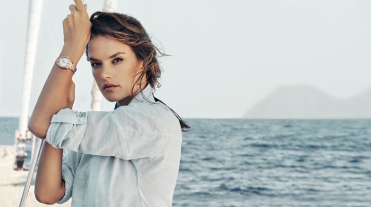 OMEGA taps model Alessandra Ambrosio for Aqua Terra campaign