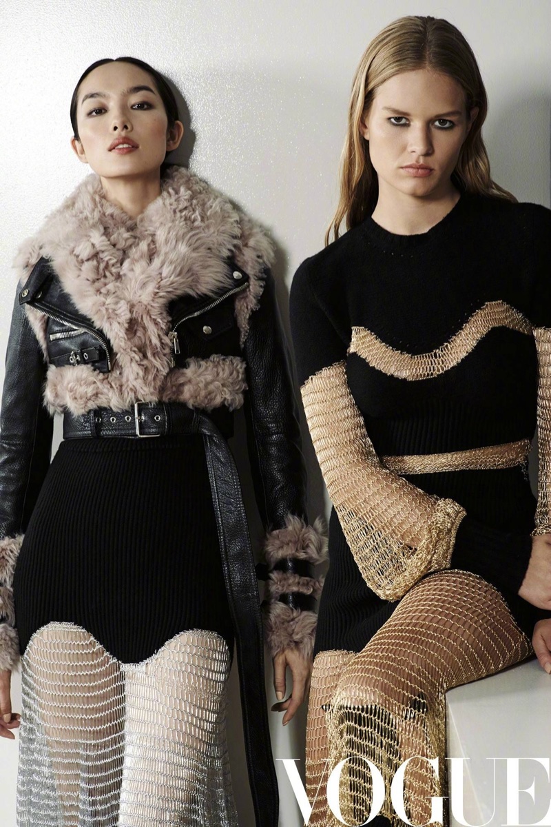 Anna Ewers & Fei Fei Sun Are the Perfect 'Double Act' in Vogue China