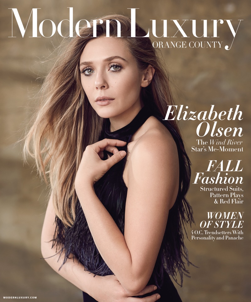 Elizabeth Olsen Modern Luxury Fall 2017 Cover Photoshoot 